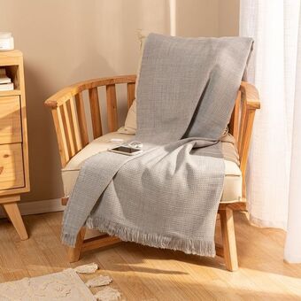 Arredo Manta tejida nido de abeja oferta