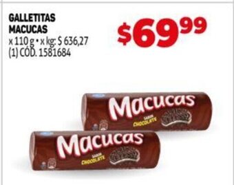 Makro Galletitas Macucas oferta