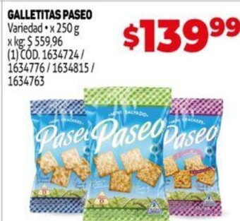 Makro Galletitas Paseo oferta