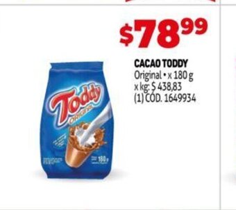 Makro Cacao Toddy oferta