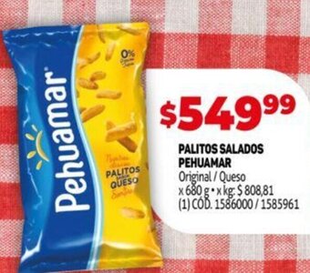 Makro Palitos Salados Pehuamar oferta