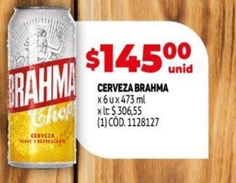 Makro Cerveza Brahma oferta