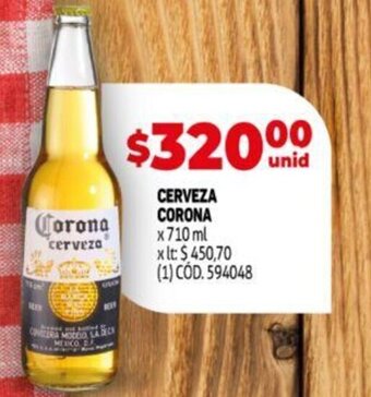 Makro Cerveza Corona oferta