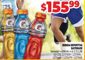 Makro Bebida Deportiva Gatorade oferta