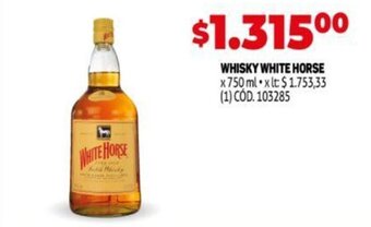 Makro Whisky White Horse oferta