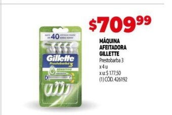 Makro Máquina Afeitadora Gillette oferta
