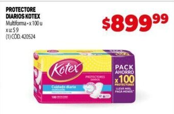 Makro Protectore Diarios Kotex oferta
