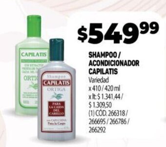 Makro Shampoo/ Acondicionador Capilatis oferta