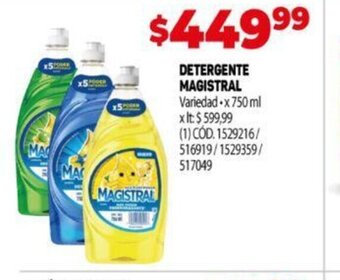 Makro Detergente Magistral oferta