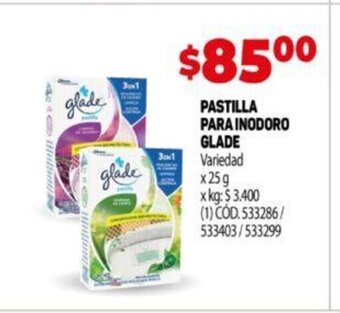 Makro Pastilla Para Inodoro Glade oferta