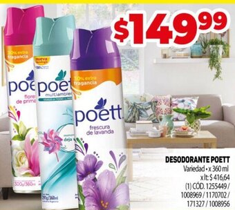 Makro Desodorante Poett oferta