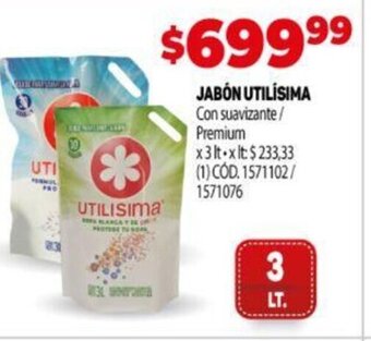 Makro Jabón Utilísima oferta