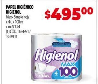 Makro Papel Higiénico Higienol oferta