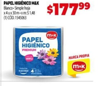 Makro Papel Higiénico M&K oferta