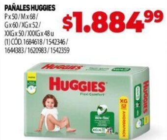 Makro Pañales Huggies oferta