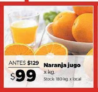 Disco Naranja jugo x kg oferta