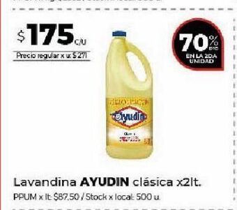 Disco Lavandina ayudin clásica x 2l oferta