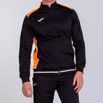 Joma Chaqueta hombre campus ii negro naranja flúor oferta