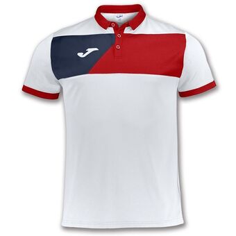 Joma Polo manga corta hombre crew ii blanco rojo oferta