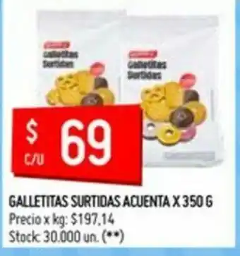 Changomas Acuenta Surtidas Galletitas x 350g oferta