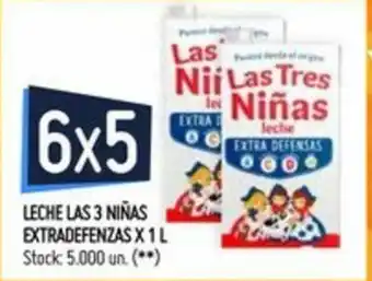 Changomas Las Tres Niñas Extradefenzas Leche x1L oferta