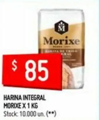 Changomas Morixe Harina Integral x 1kg oferta