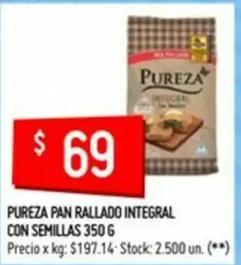 Changomas Pureza Pan Rallado Integral con Semillas 350g oferta