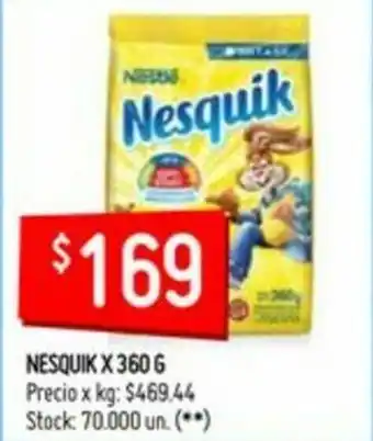 Changomas Nestle Nesquik x 360g oferta