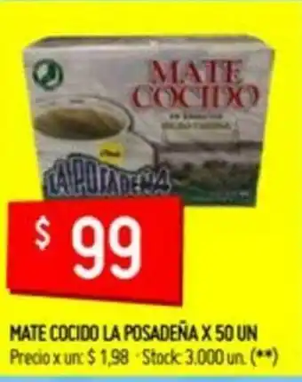Changomas La Posadeña Mate Cocido x 50un oferta