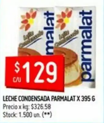 Changomas Parmalat Leche Condensada x 395g oferta