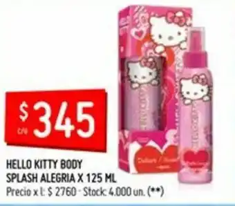 Changomas Hello Kitty Body Splash Alegria x 125ml oferta