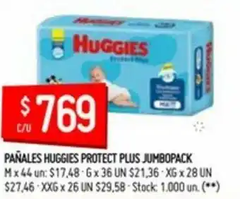 Changomas Huggies Protect Plus Jumbopack Pañales oferta