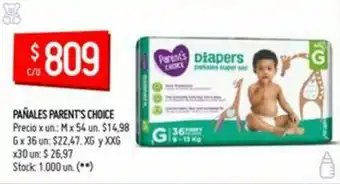 Changomas Parent's Choice Pañales oferta