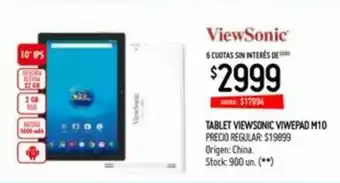 Changomas ViewSonic Tablet Viewpad M10 oferta