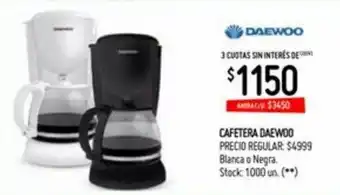 Changomas Daewoo Cafetera oferta