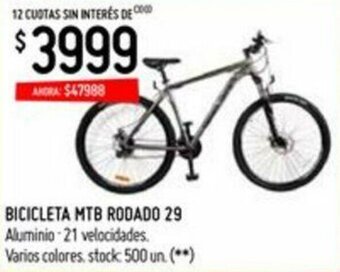 Changomas Bicicleta MTB Rodado 29 oferta