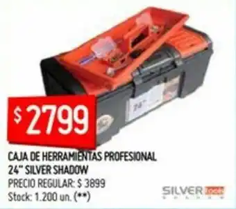 Changomas Sliver Shadow Caja de Herramientas Profesional 24" oferta
