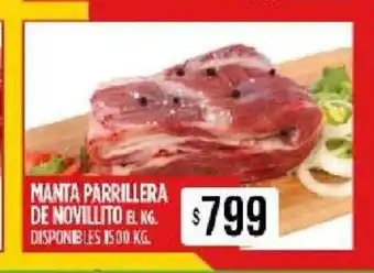 Supermercados Vea Manta Parillera Ne Novillito oferta