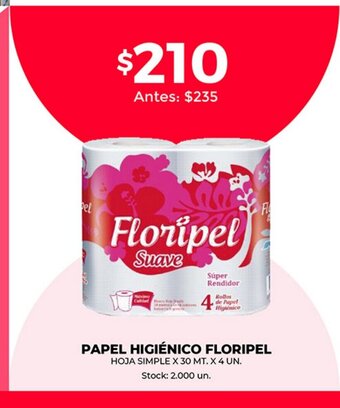 Supermercados Tadicor Papel Higienico Floripel oferta