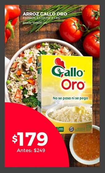 Supermercados Tadicor Arroz gallo Oro oferta