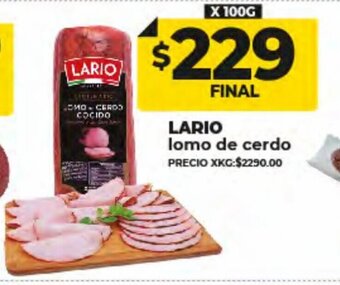 Supermayorista Vital Lario Lomo De Cerdo oferta