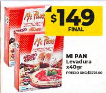 Supermayorista Vital Mi Pan Levadura oferta