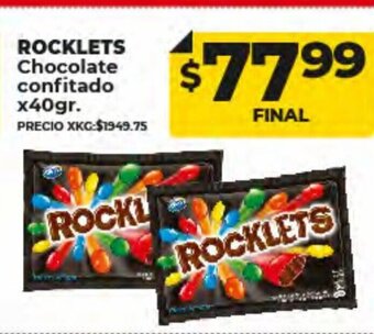 Supermayorista Vital Rocklets Chocolate Confitado oferta