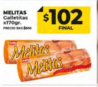 Supermayorista Vital Melitas Galletitas oferta