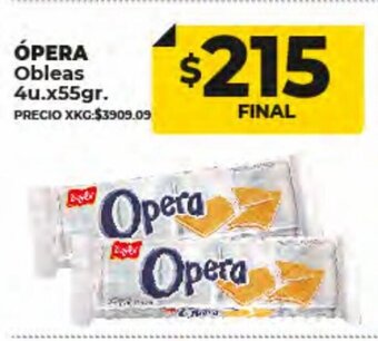 Supermayorista Vital ópera Obleas oferta