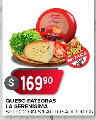 Supermercados Mayor Queso Pategras la Serenisima oferta