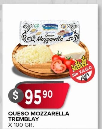 Supermercados Mayor Queso Mozzarella Tremblay oferta