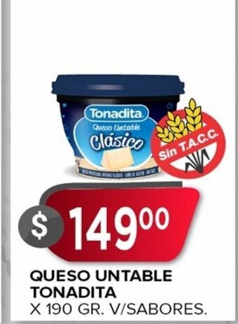 Supermercados Mayor Queso Untable Tonadita oferta