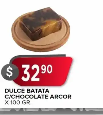 Supermercados Mayor Dulce Batata C/Chocolate Arcor oferta