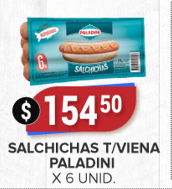 Supermercados Mayor Salchichas T/Viena Paladini oferta
